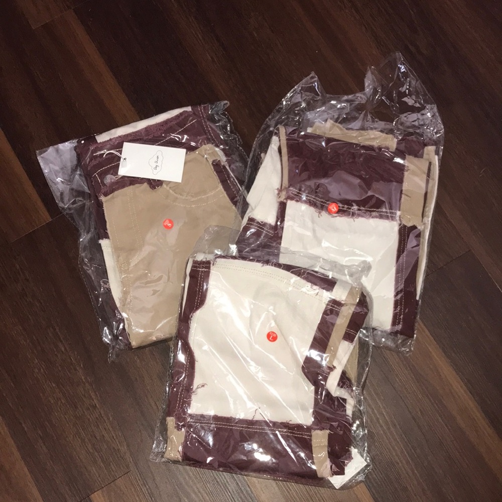 Day Dream Sadie Patchwork Pants Resellers Bundle - 3 Sizes - S M & L NEW